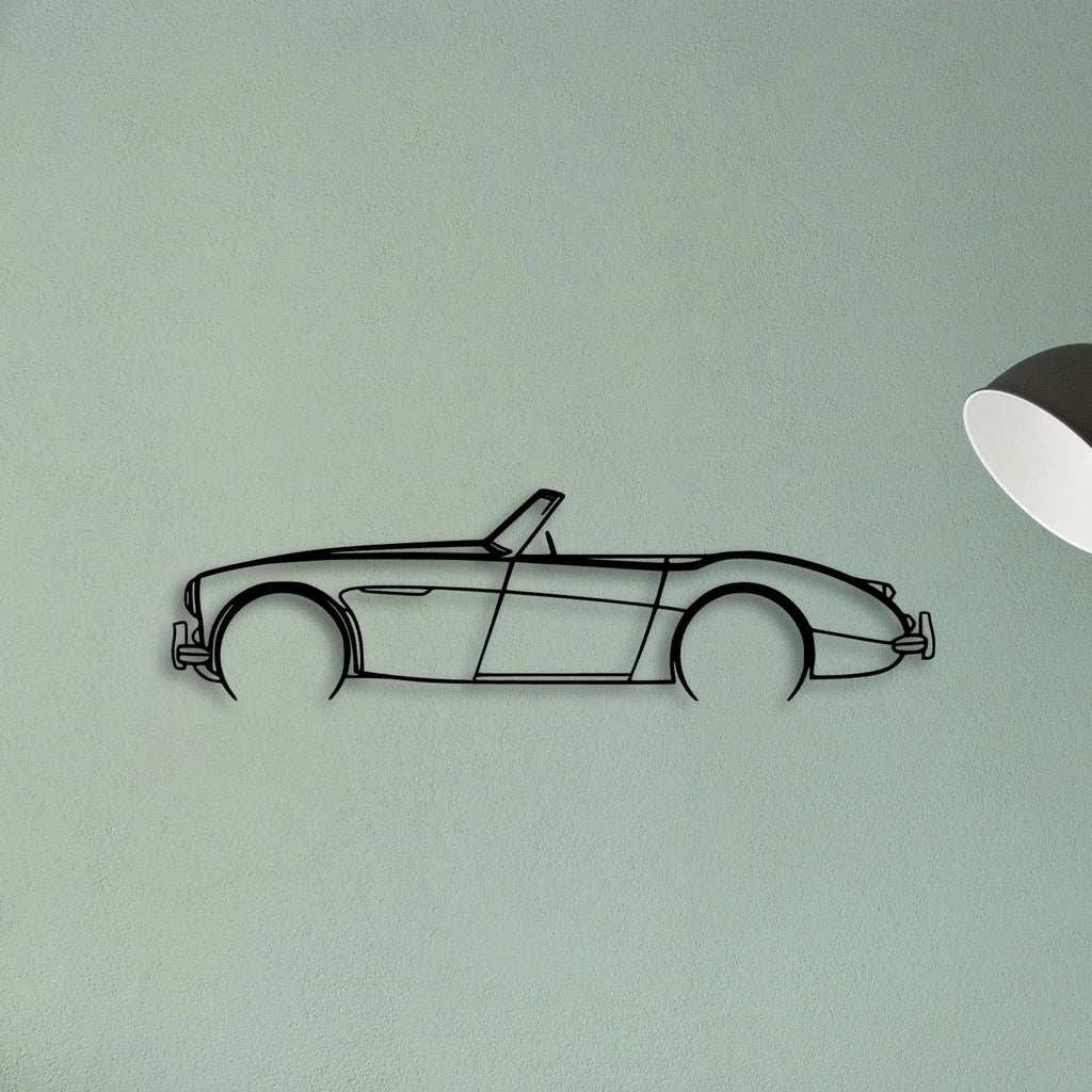 106 1957 Classic Silhouette Metal Wall Art - Tinvibe