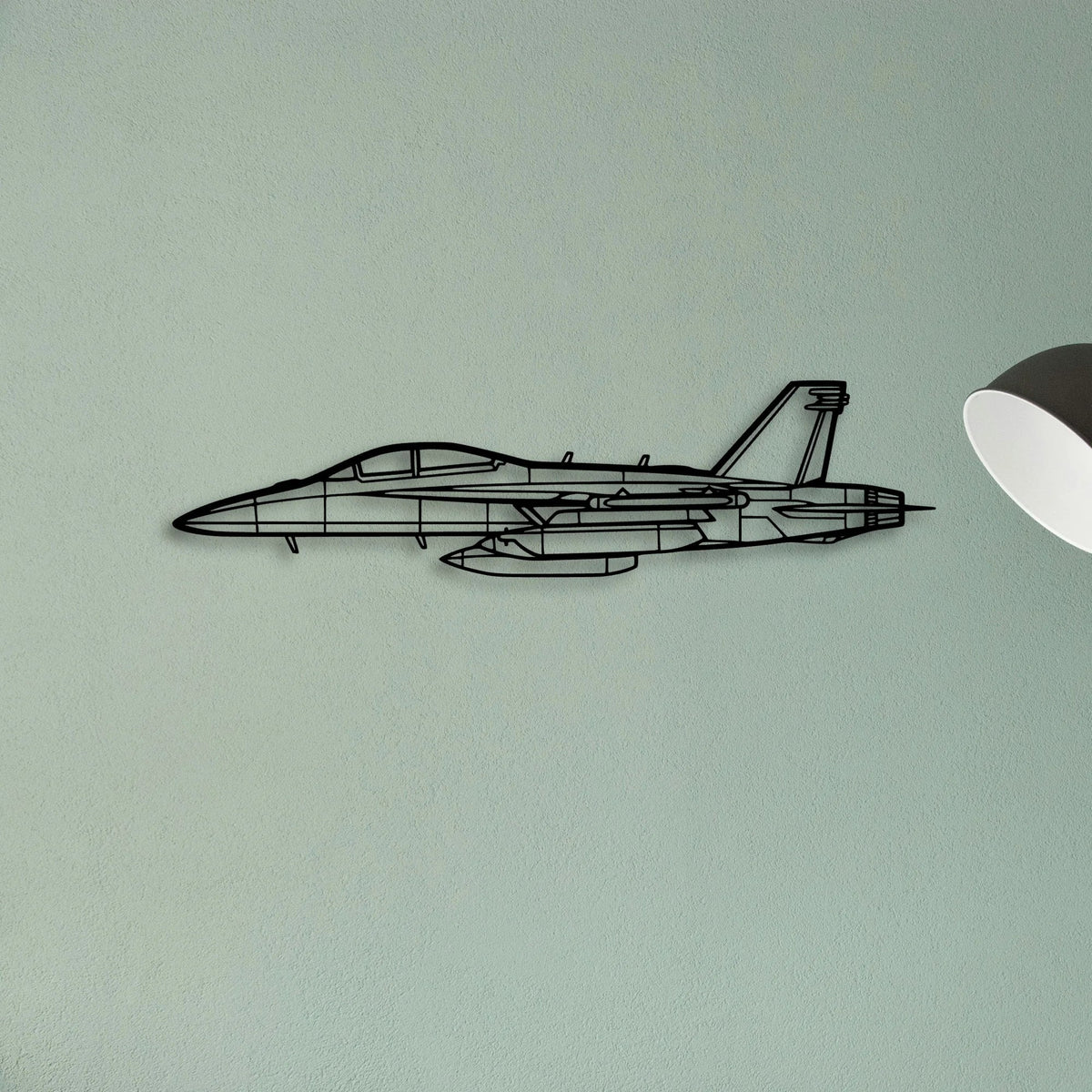 108 2 5 Classic Aircraft Silhouette Metal Wall Art - Tinvibe