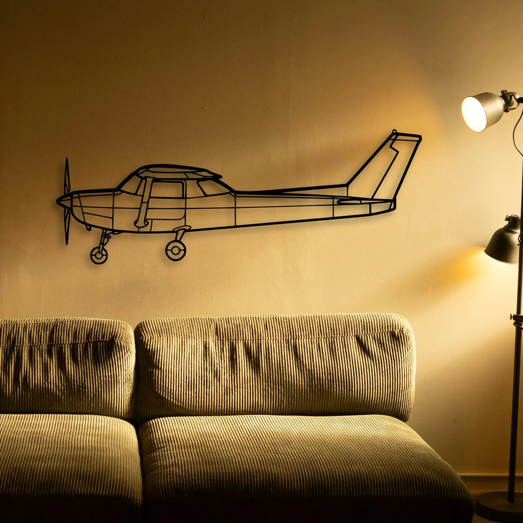 152 Classic Aircraft Silhouette Metal Wall Art - Tinvibe