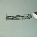 170B 11 Classic Aircraft Silhouette Metal Wall Art - Tinvibe