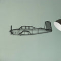 170B 3 Classic Aircraft Silhouette Metal Wall Art - Tinvibe