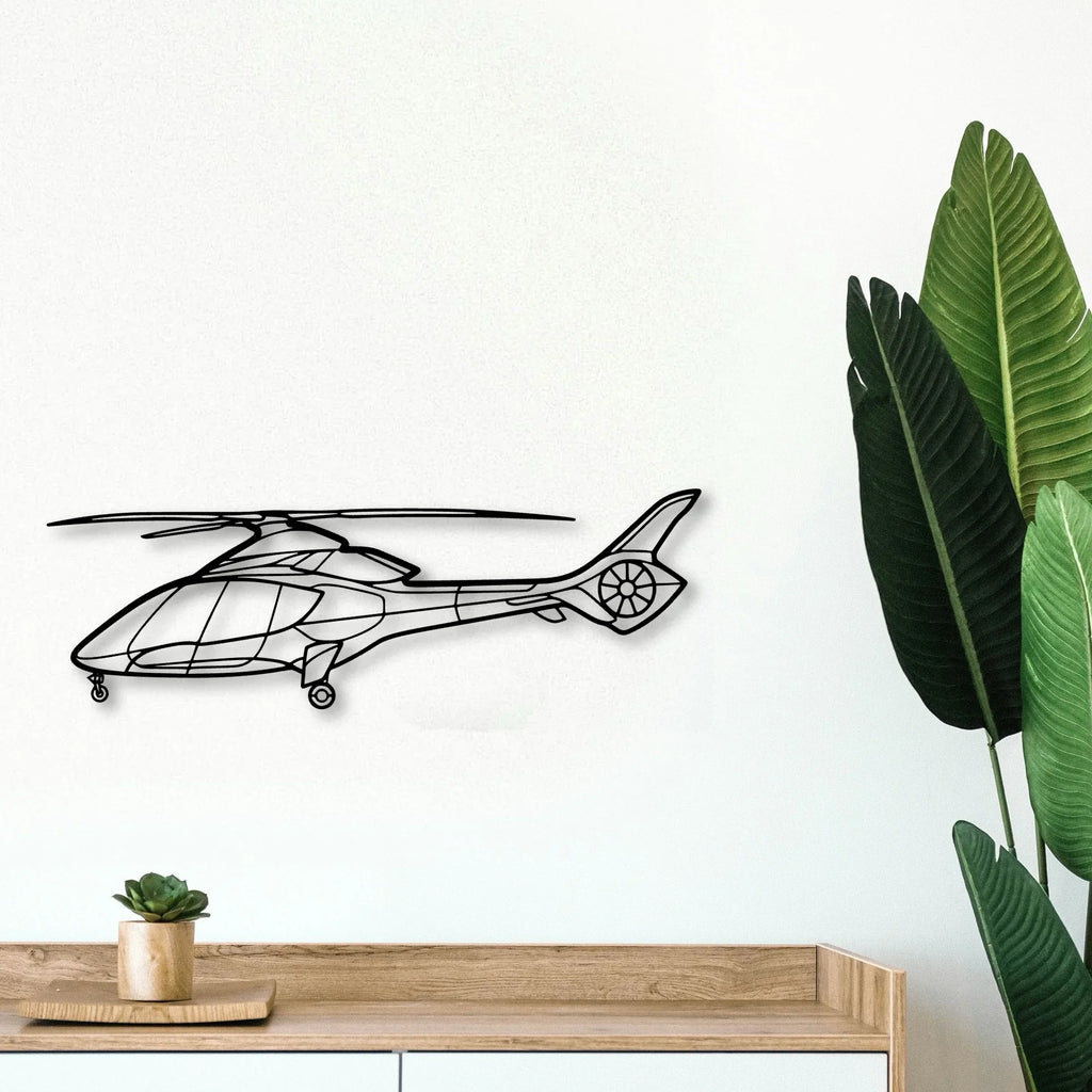170B 4 Classic Aircraft Silhouette Metal Wall Art - Tinvibe