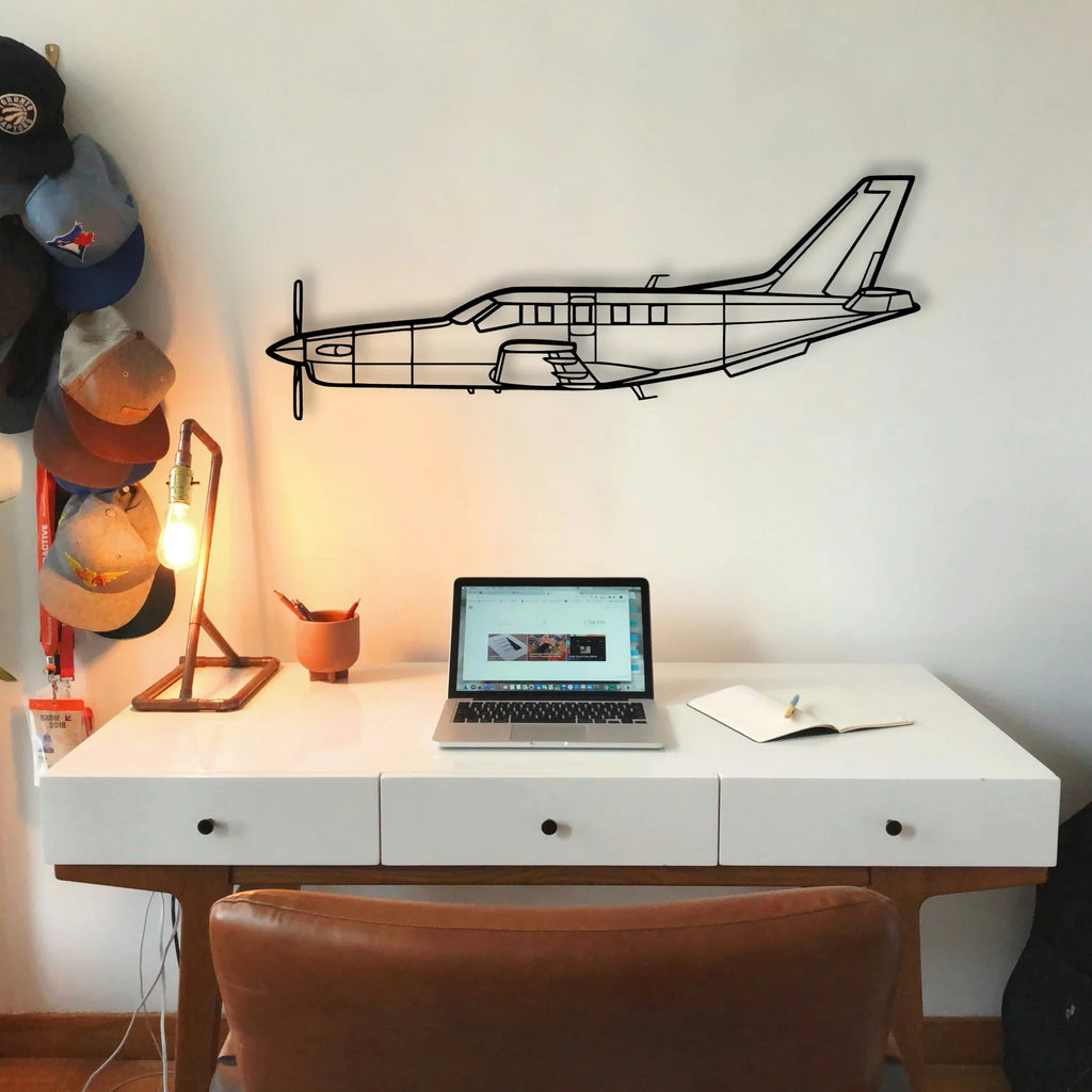 170B 7 Classic Aircraft Silhouette Metal Wall Art - Tinvibe