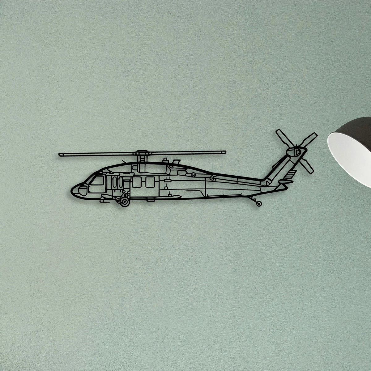 180 Skywagon 3 Classic Aircraft Silhouette Metal Wall Art - Tinvibe