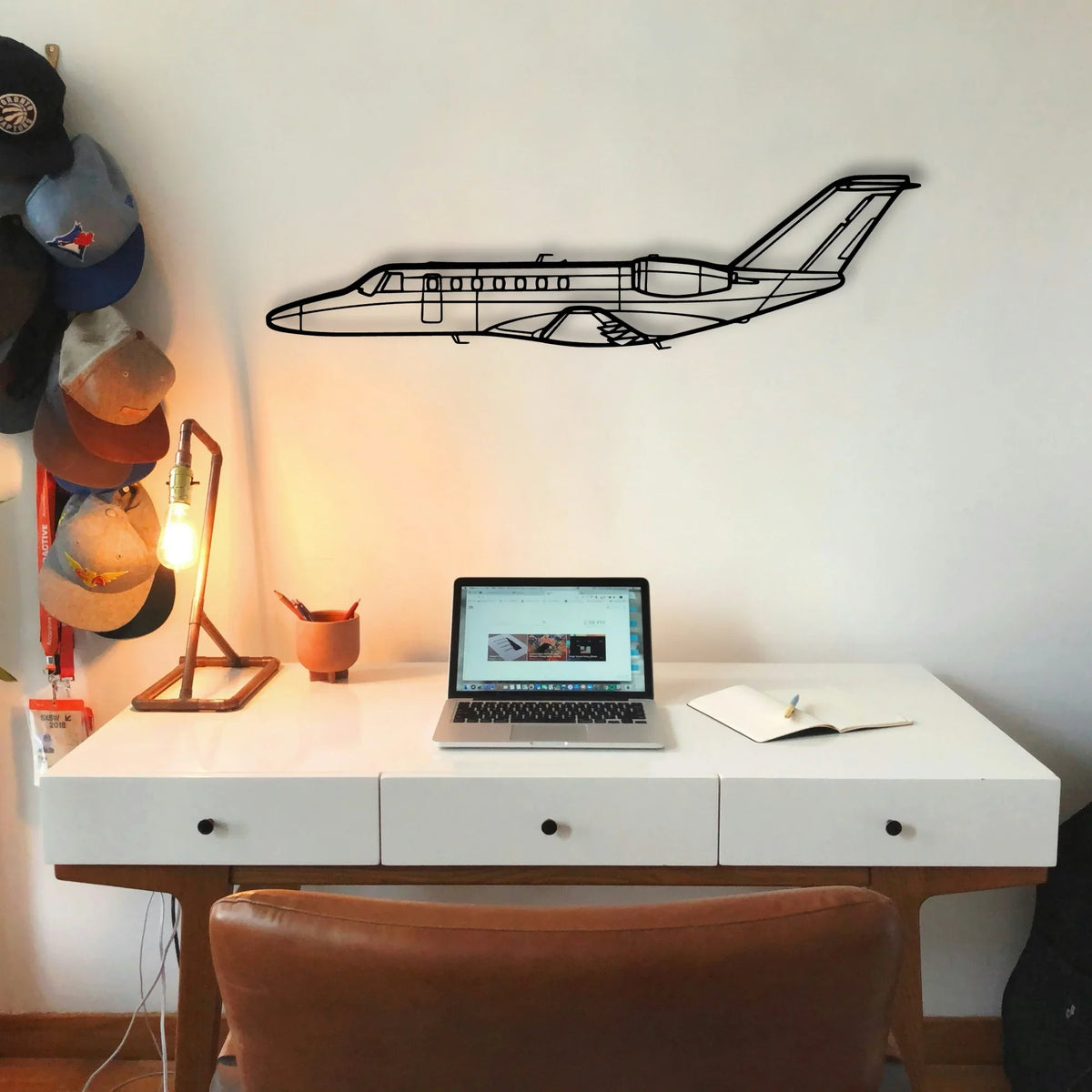 180K 4 Classic Aircraft Silhouette Metal Wall Art - Tinvibe