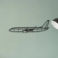 182P Skylane 3 Classic Aircraft Silhouette Metal Wall Art - Tinvibe