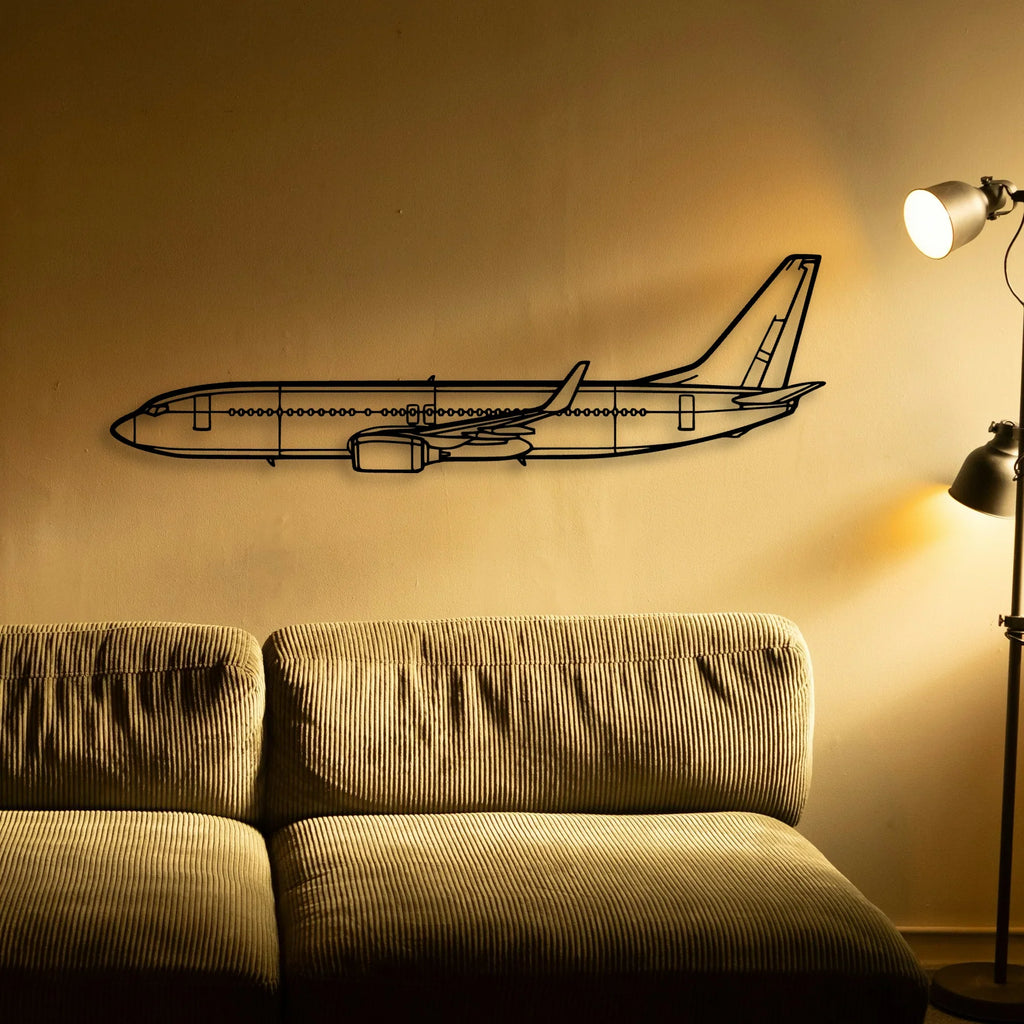182P Skylane 3 Classic Aircraft Silhouette Metal Wall Art - Tinvibe