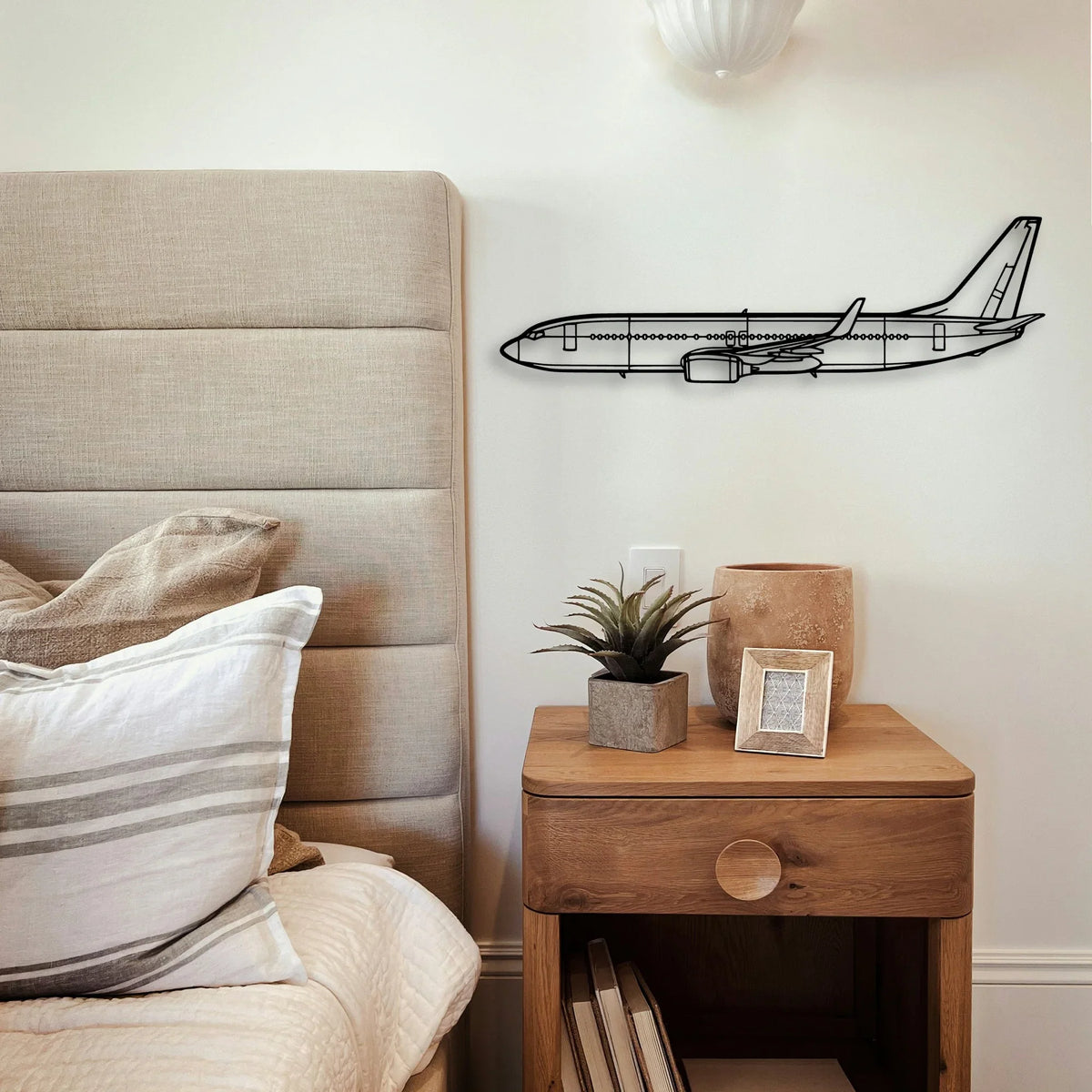 182P Skylane 3 Classic Aircraft Silhouette Metal Wall Art - Tinvibe