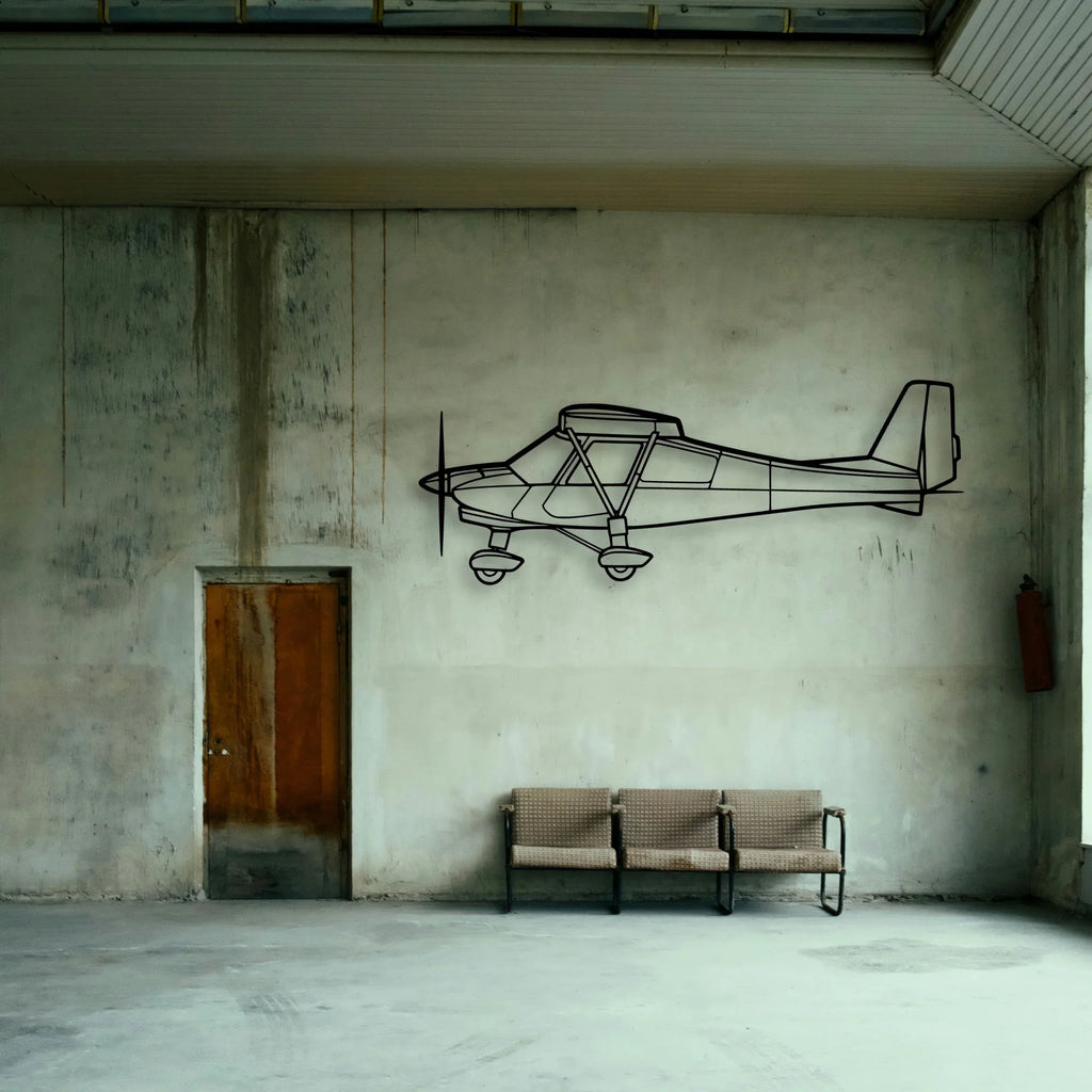 182P Skylane 4 Classic Aircraft Silhouette Metal Wall Art - Tinvibe