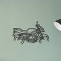 1998 Kawasaki ZX6R G1 Classic Motorcycle Silhouette Metal Wall Art - Tinvibe