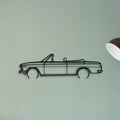2002 1971 Cabrio Classic Silhouette Metal Wall Art - Tinvibe
