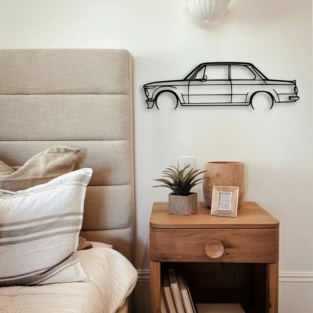 2002 1974 Classic Silhouette Metal Wall Art - Tinvibe