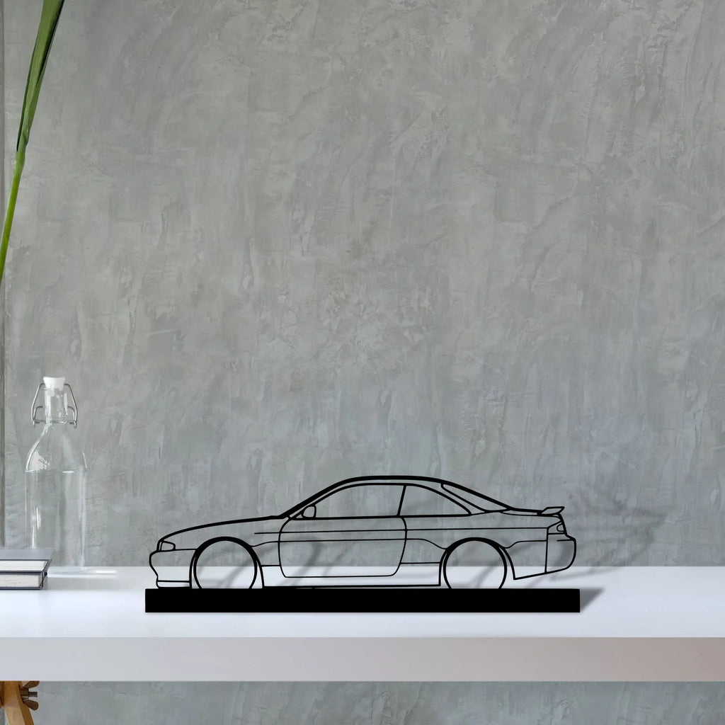 200sx-s14 Silhouette Metal Art Stand - Tinvibe