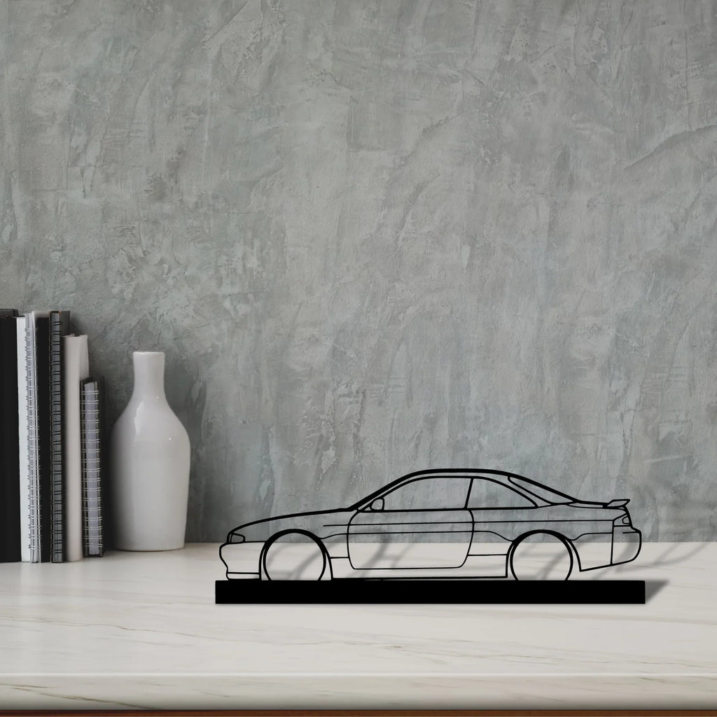 200sx-s14 Silhouette Metal Art Stand - Tinvibe