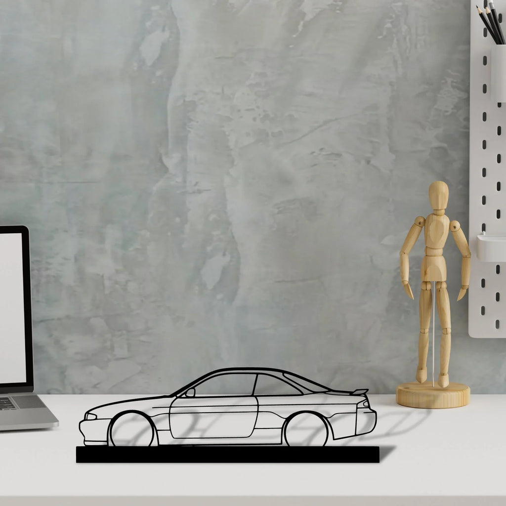 200sx-s14 Silhouette Metal Art Stand - Tinvibe