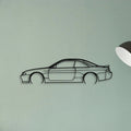 200SX S14 2 Classic Silhouette Metal Wall Art - Tinvibe
