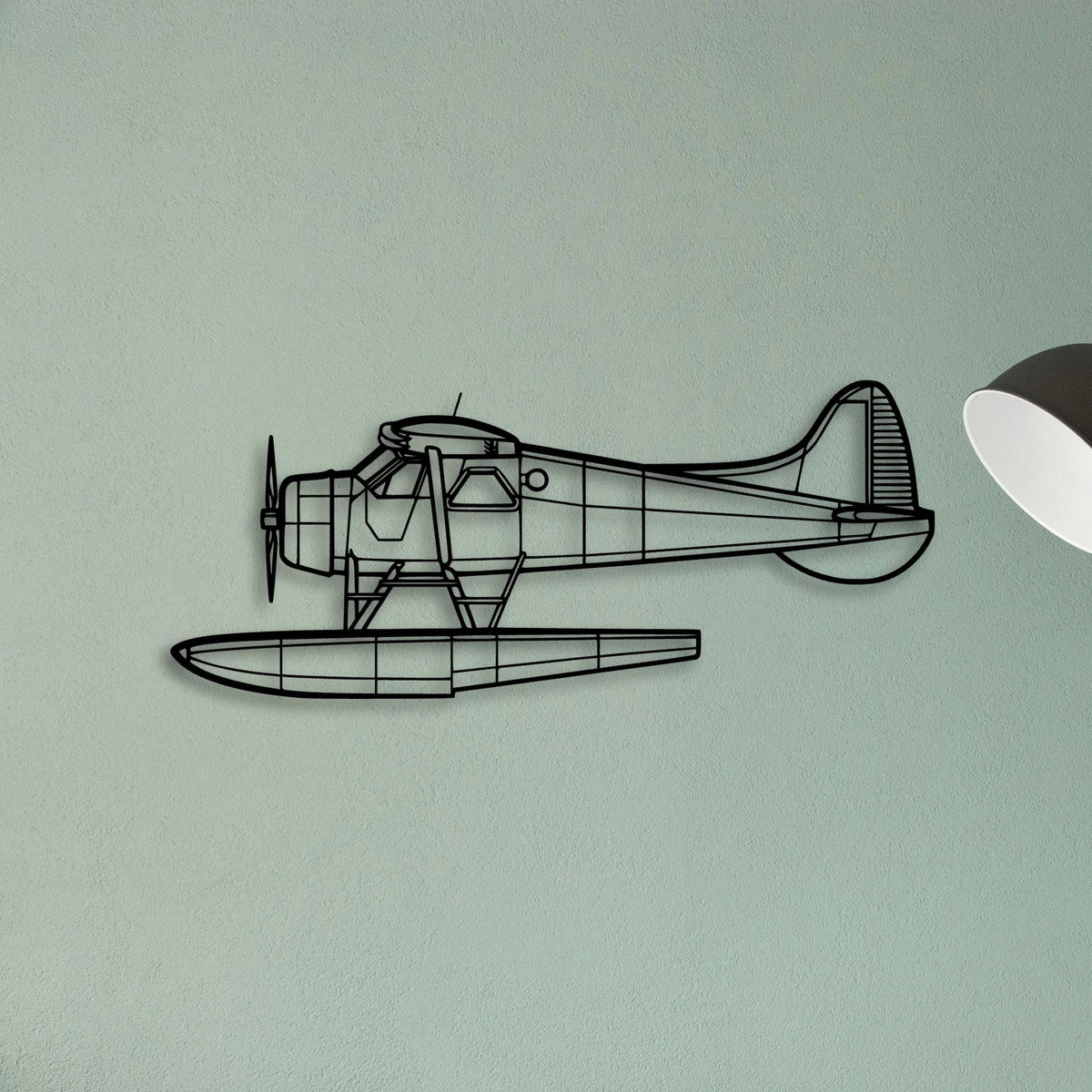 201 Standard Libelle 2 Classic Aircraft Silhouette Metal Wall Art - Tinvibe