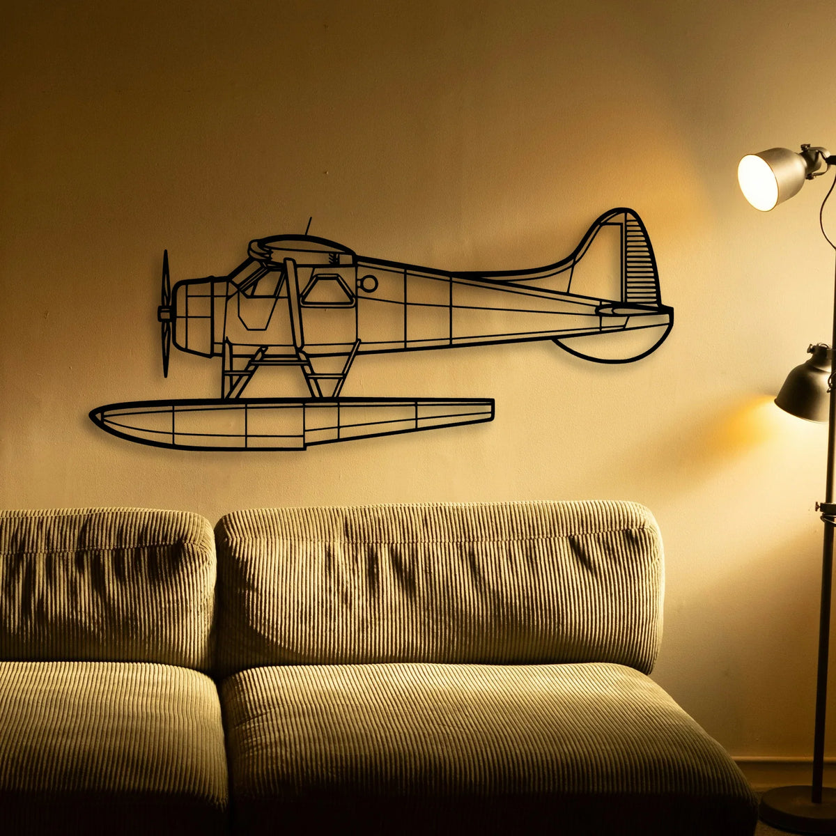 201 Standard Libelle 2 Classic Aircraft Silhouette Metal Wall Art - Tinvibe