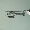 201 Standard Libelle 3 Classic Aircraft Silhouette Metal Wall Art - Tinvibe