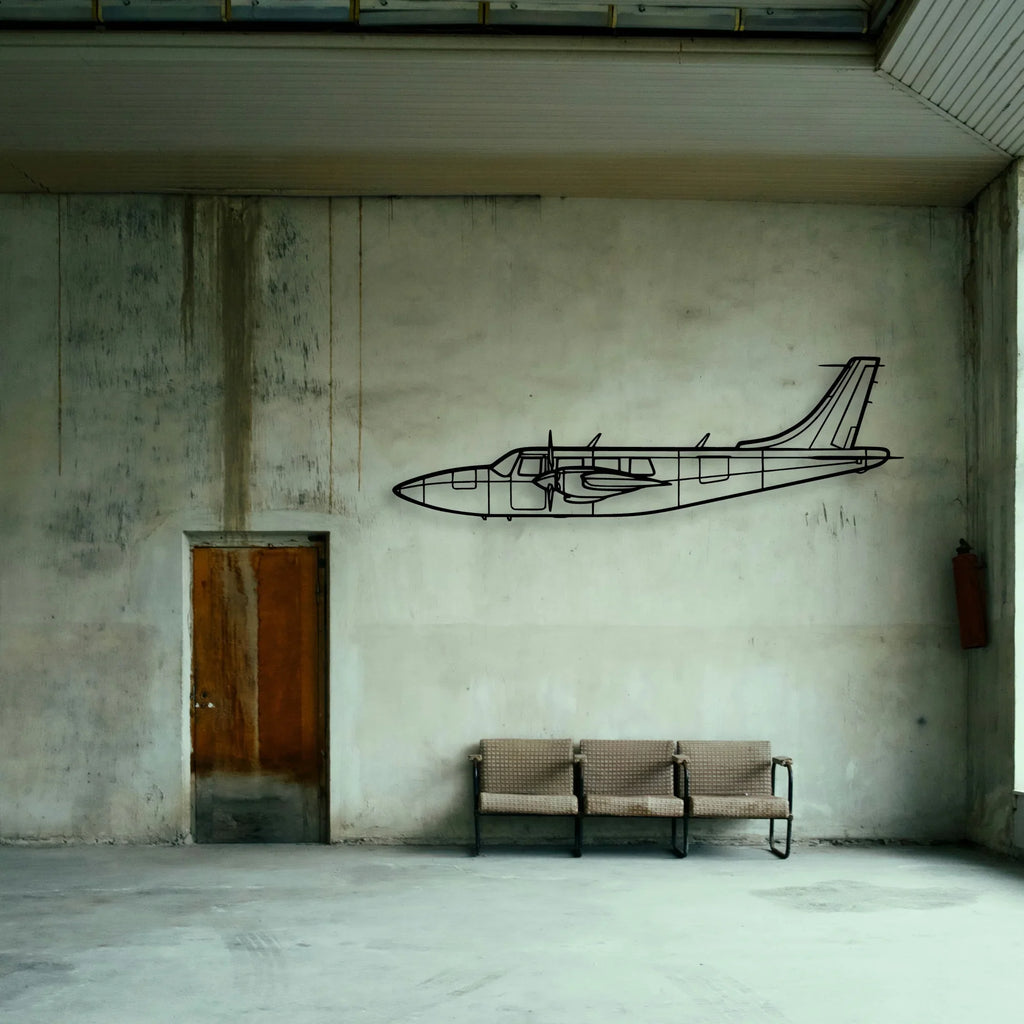 201 Standard Libelle 4 Classic Aircraft Silhouette Metal Wall Art - Tinvibe