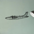 201 Standard Libelle 4 Classic Aircraft Silhouette Metal Wall Art - Tinvibe
