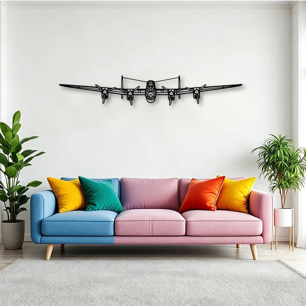 201 Standard Libelle 5 Classic Aircraft Silhouette Metal Wall Art - Tinvibe