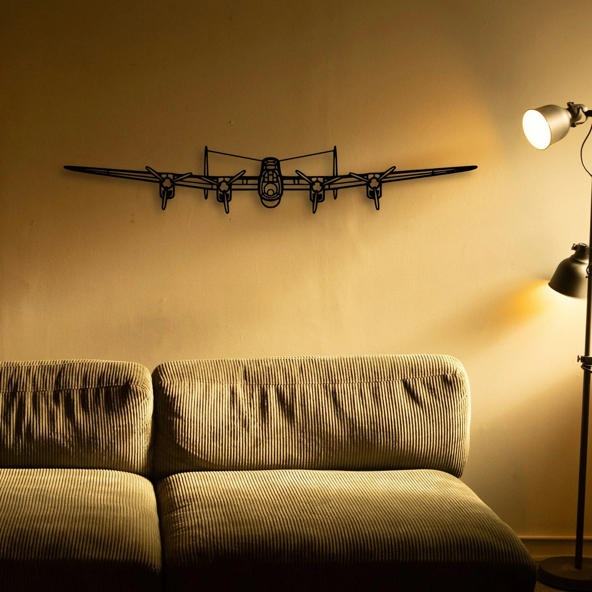 201 Standard Libelle 5 Classic Aircraft Silhouette Metal Wall Art - Tinvibe
