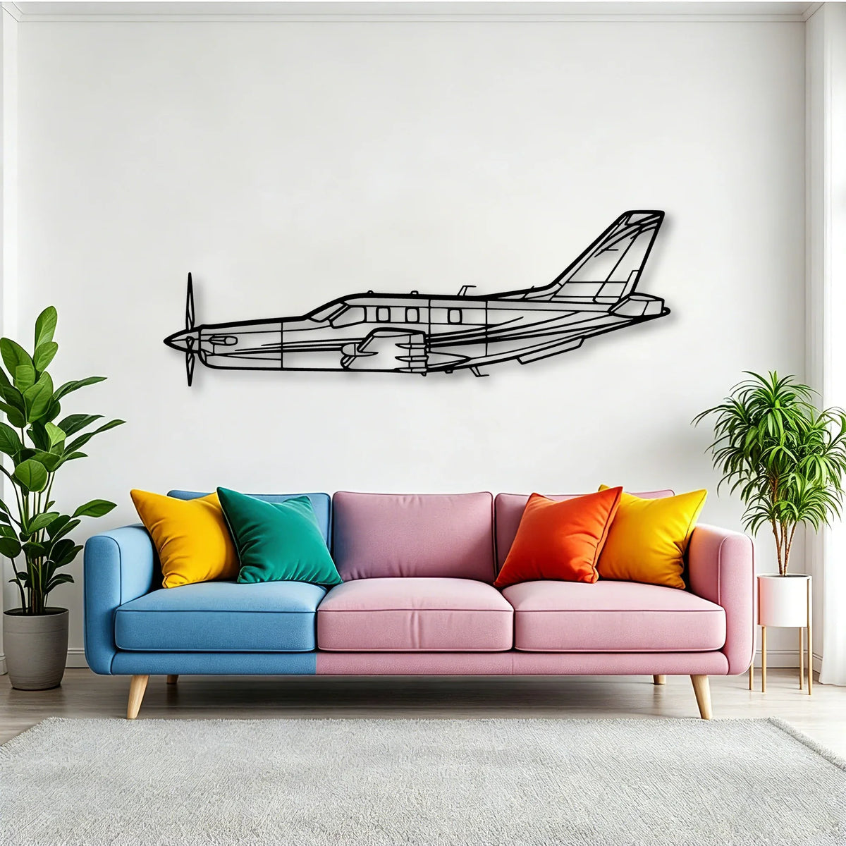 201 Standard Libelle Classic Aircraft Silhouette Metal Wall Art - Tinvibe