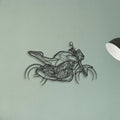2025 Yamaha MT Classic Motorcycle Silhouette Metal Wall Art - Tinvibe