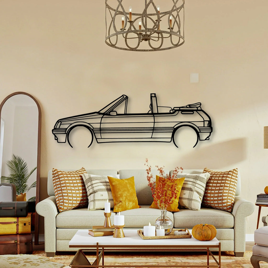 205 CTI 1988 Classic Silhouette Metal Wall Art - Tinvibe