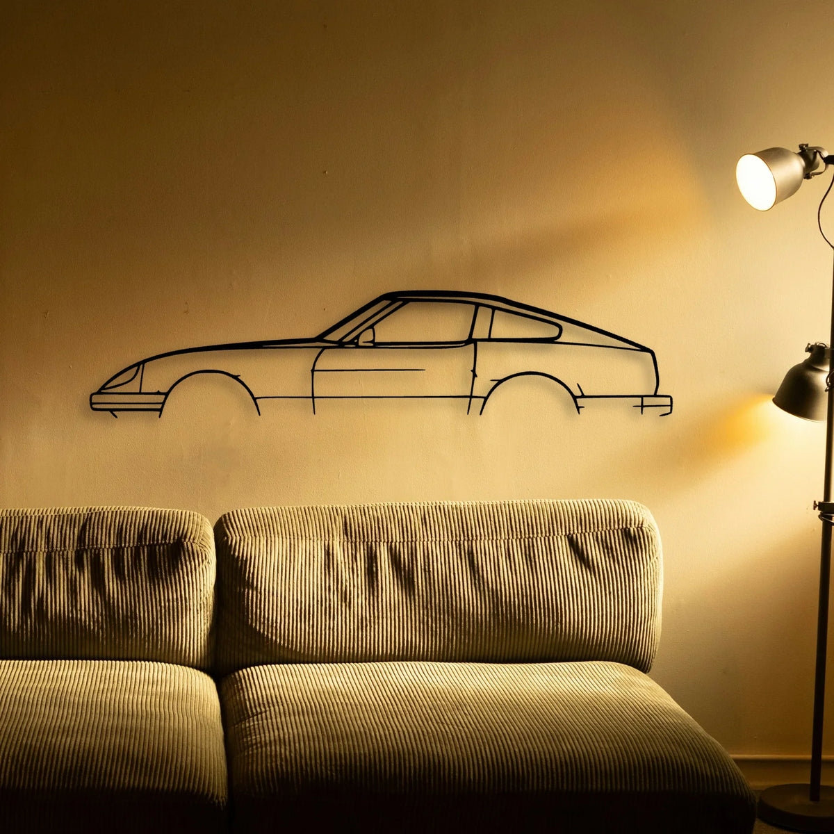 280ZX Classic Silhouette Metal Wall Art - Tinvibe