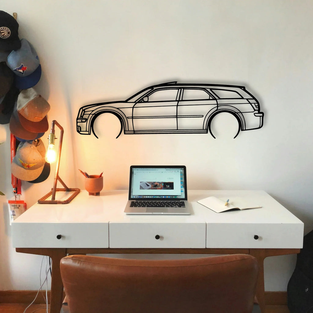 300C 2006 Touring Classic Silhouette Metal Wall Art - Tinvibe