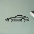 300ZX 1984 Classic Silhouette Metal Wall Art - Tinvibe