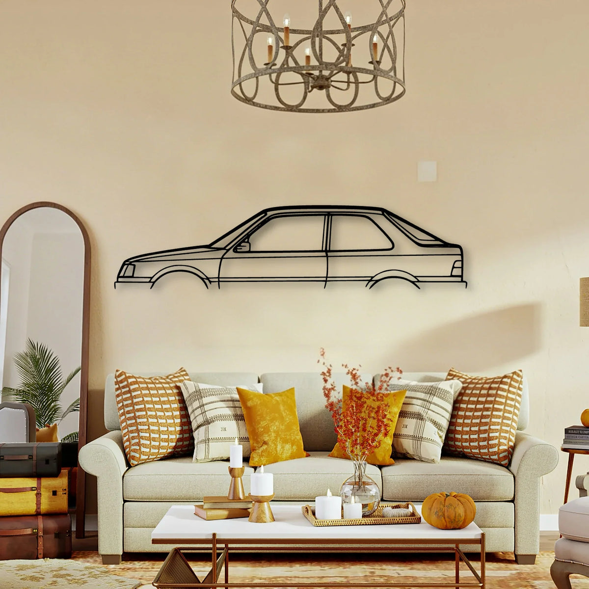 309 1988 Classic Silhouette Metal Wall Art - Tinvibe
