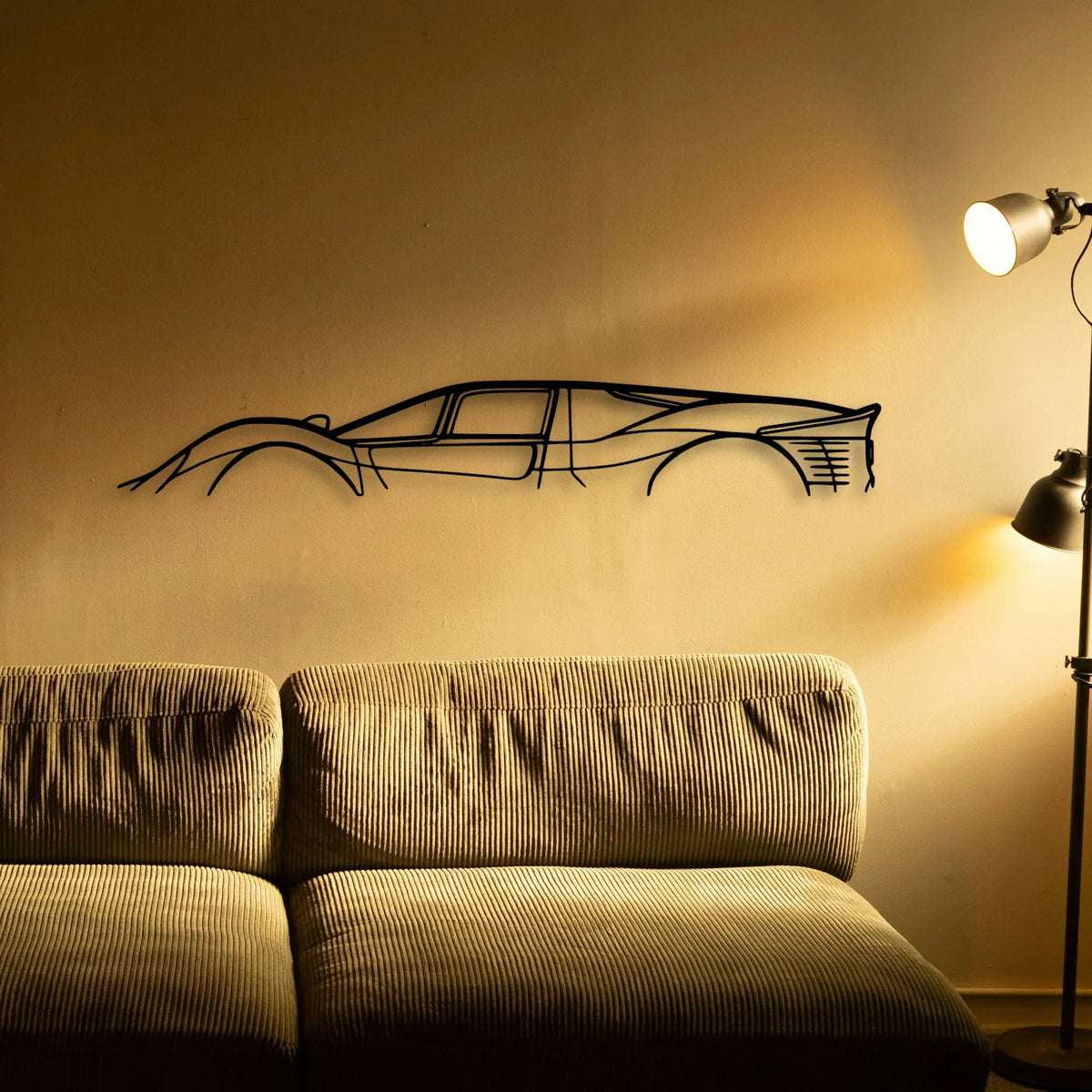 330 P4 Classic Silhouette Metal Wall Art - Tinvibe