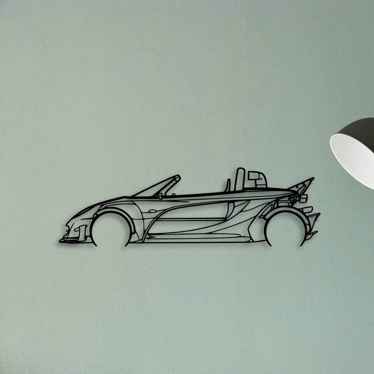 340R 2002 Classic Silhouette Metal Wall Art - Tinvibe