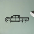 3500 High Country 2022 Classic Silhouette Metal Wall Art - Tinvibe
