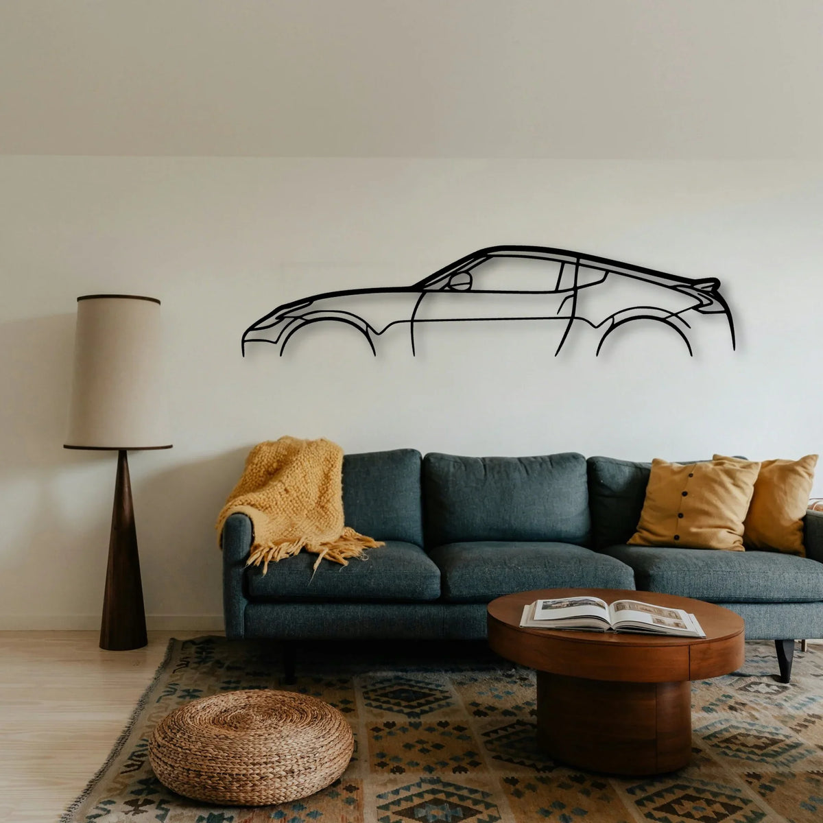 370z Classic Silhouette Metal Wall Art - Tinvibe