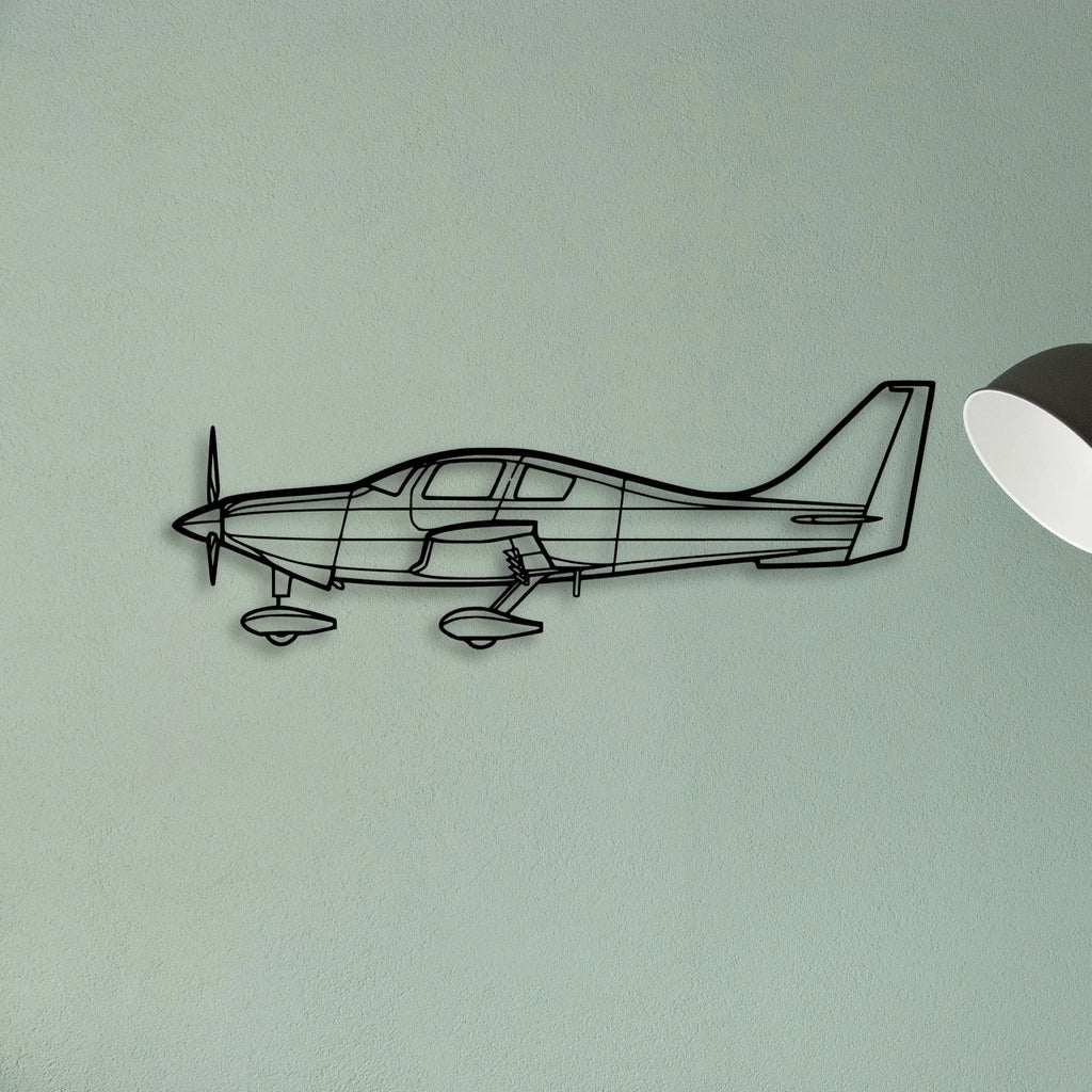400 Classic Aircraft Silhouette Metal Wall Art - Tinvibe