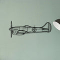 412EP Classic Aircraft Silhouette Metal Wall Art - Tinvibe