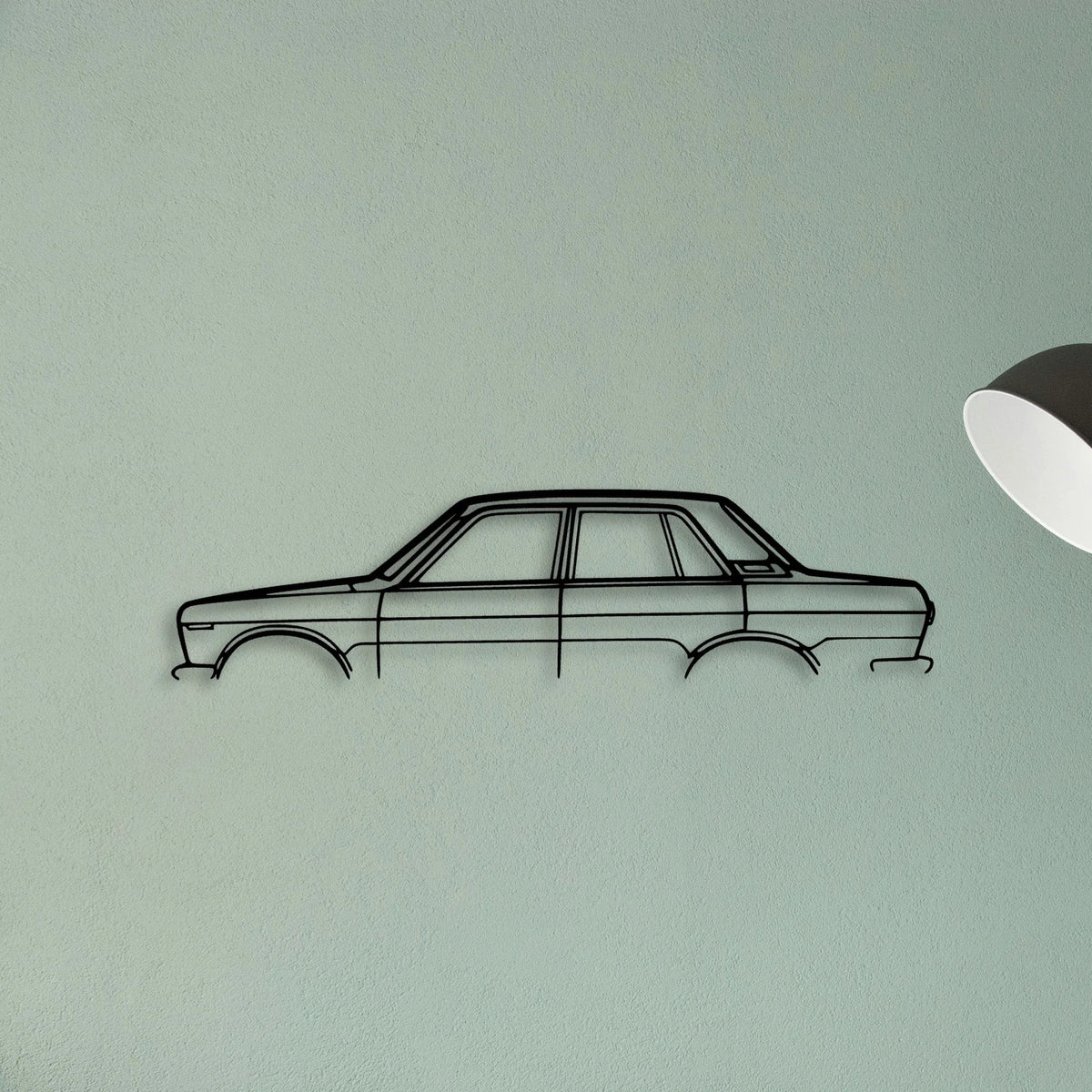 510 1970 Classic Silhouette Metal Wall Art - Tinvibe