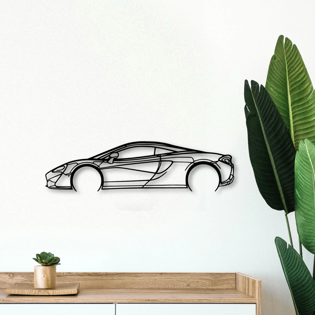 570s 2 Classic Silhouette Metal Wall Art - Tinvibe