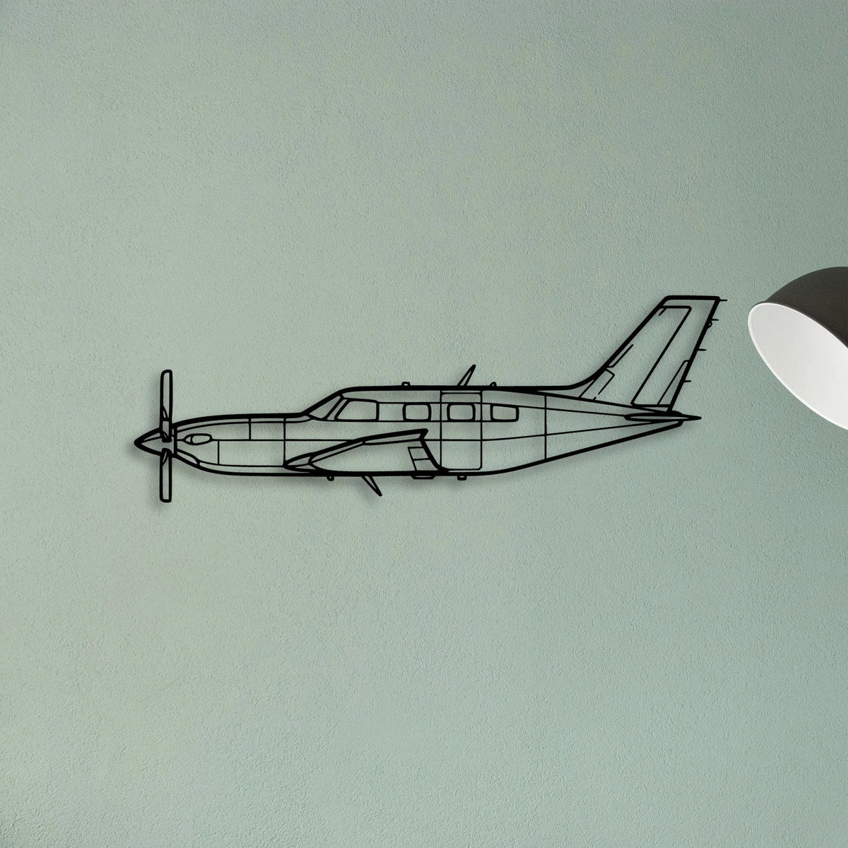 600M Sls Classic Aircraft Silhouette Metal Wall Art - Tinvibe