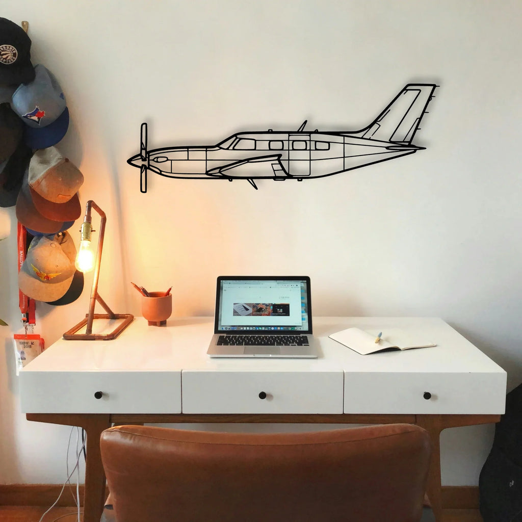600M Sls Classic Aircraft Silhouette Metal Wall Art - Tinvibe