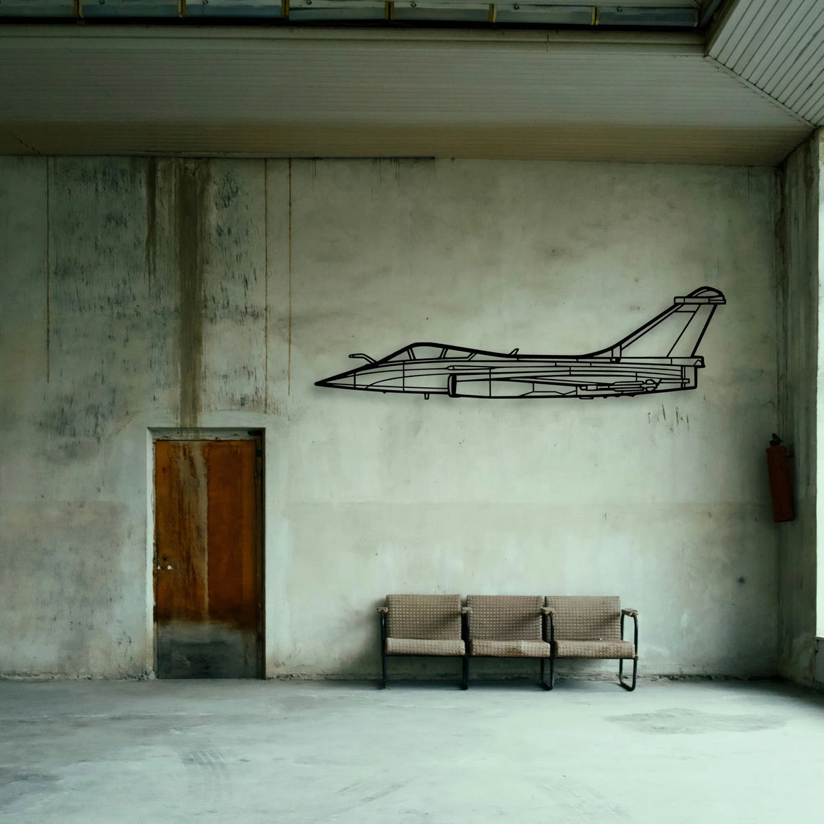 737 2 Classic Aircraft Silhouette Metal Wall Art - Tinvibe