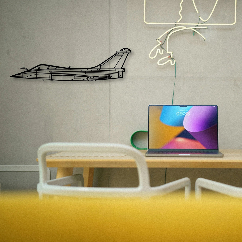737 2 Classic Aircraft Silhouette Metal Wall Art - Tinvibe