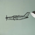 737 800 Classic Aircraft Silhouette Metal Wall Art - Tinvibe
