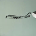 747 400F Classic Aircraft Silhouette Metal Wall Art - Tinvibe