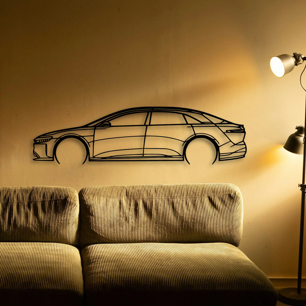 AIR Grand Touring 2022 Classic Silhouette Metal Wall Art - Tinvibe
