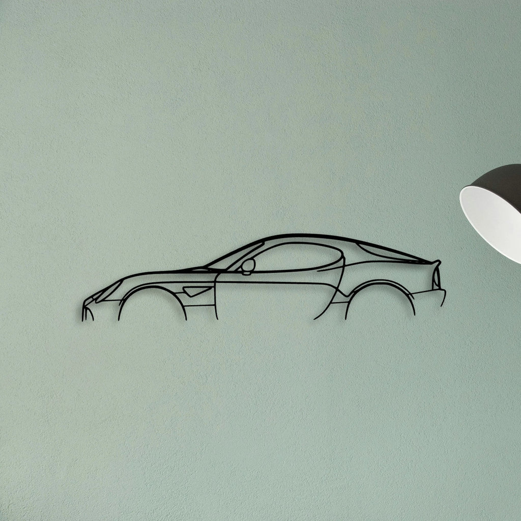 Alfa 8C Classic Silhouette Metal Wall Art - Tinvibe
